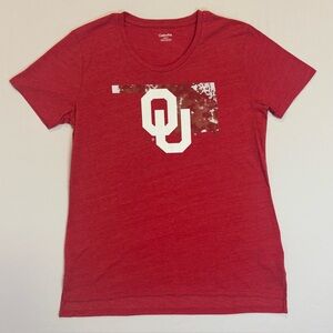 Oklahoma Sooners Women’s Red T-Shirt Medium
